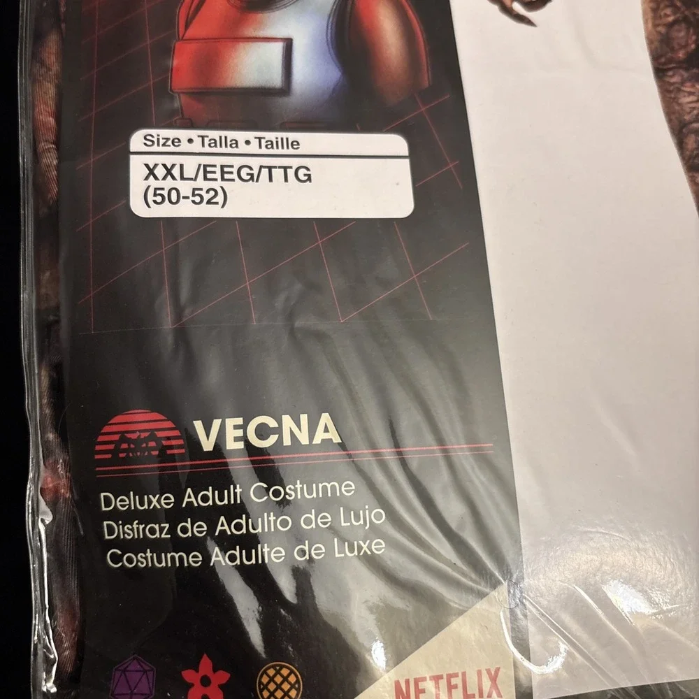 Adults Deluxe Stranger Things™ Vecna Costume – XXL 50-52‎ – Scary Horror Cosplay